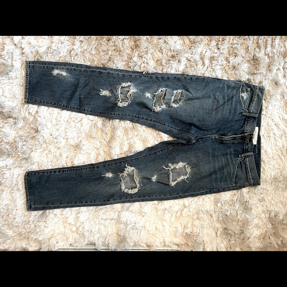 Boyfriend crop jeans